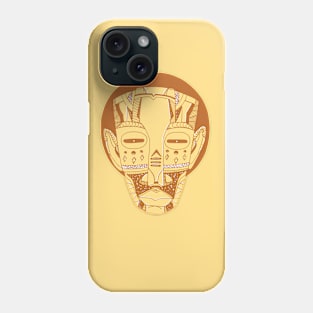 Terracotta African Mask No 3 Phone Case