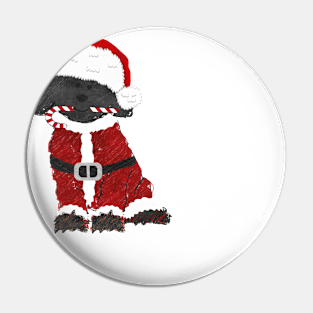 Christmas Labradoodle Santa Claus Pin