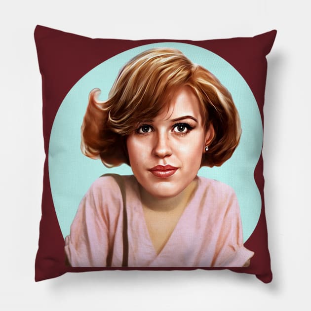 Molly Ringwald Pillow by Zbornak Designs