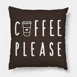 Coffee Please Pillow