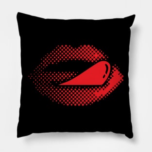 Red Lips Pillow