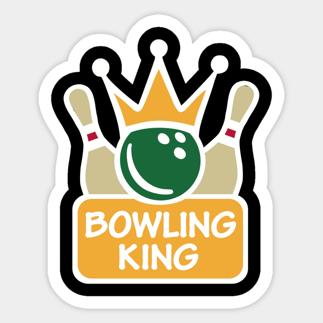 BOWLING KING Vinyl Decal Sticker C BOWLING KING Vinyl Decal Sticker C