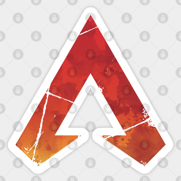 Apex Legends Watercolor Logo Simple Apex Legends Logo Apex Legends Sticker Teepublic Uk
