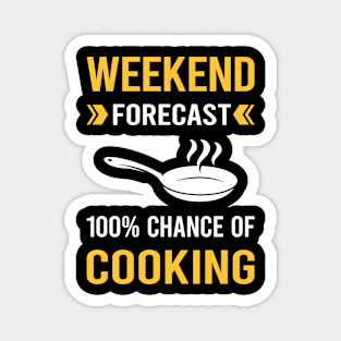 Weekend Forecast Cooking Magnet