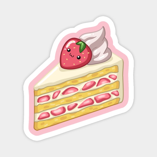 Strawberry Shortcake Magnet by XD Artwork