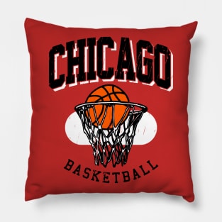 Vintage Chicago Basketball Pillow