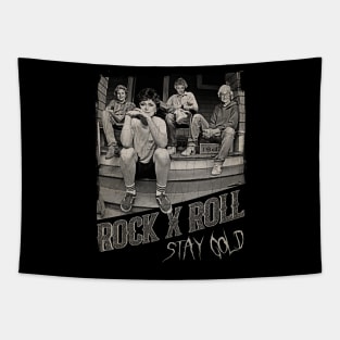 Rock X Roll Stay Gold Tapestry