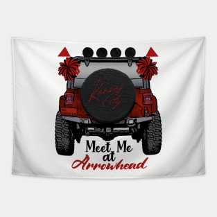 Jeep- Meet Me At Arrowhead Tapestry