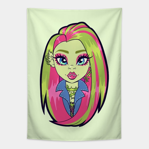 Monster High Venus G1 Tapestry by Bratzoid