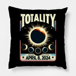 Total Solar Eclipse 2024 Totality Funny Total Eclipse Pillow