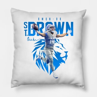 Amon-Ra St. Brown Pillow