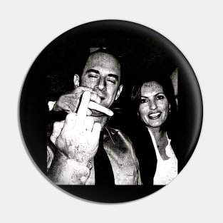 Elliot Stabler And Olivia Benson  Actors and musicians giving the middle finger meme Pin