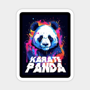 Karate Panda Magnet