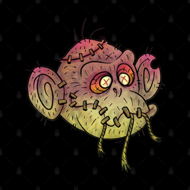 Zombie Monkie by chrisraimoart