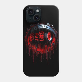 cyber techno observer Phone Case