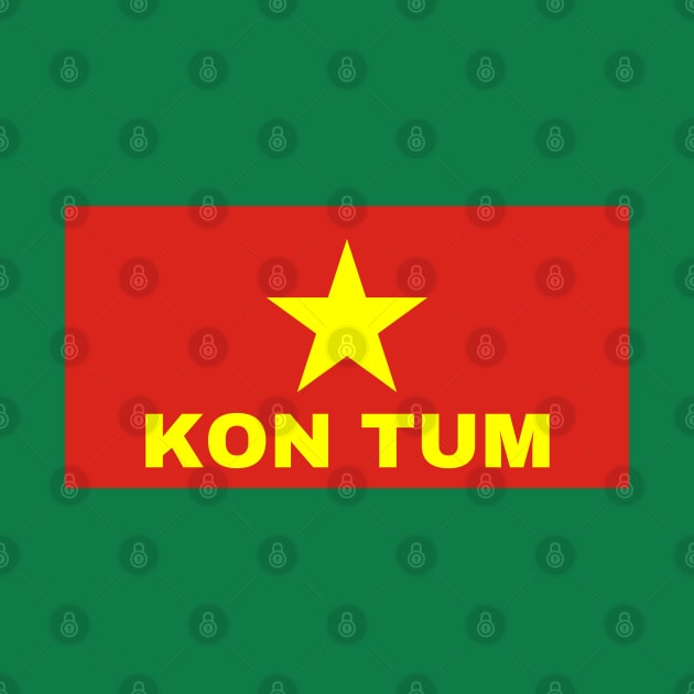 Kon Tum City in Vietnamese Flag by aybe7elf