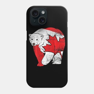 Canadian Bear Maple Leaf Canada Phone Case