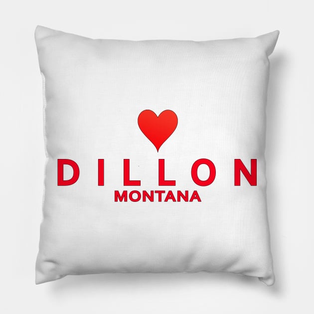 Dillon Montana Pillow by SeattleDesignCompany