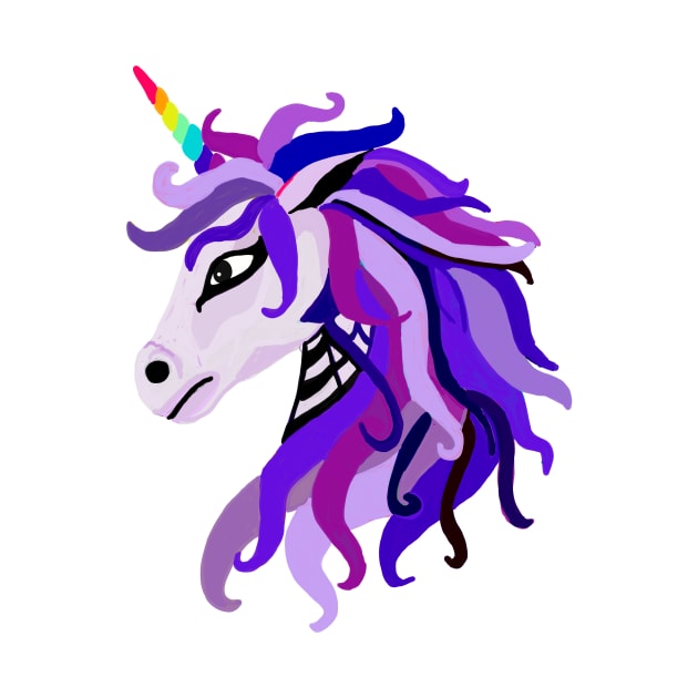 Purple Unicorn by MGphotoart