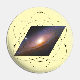 Galaxy Andromeda Pin