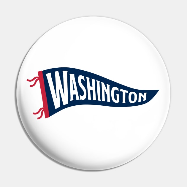 Washington Pennant - White Pin by KFig21