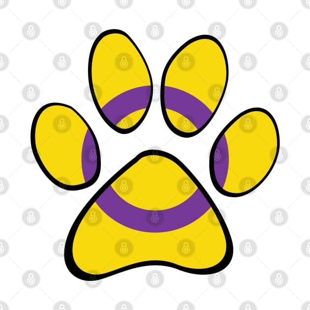 Intersex Pride Paw by HyperOtterDesigns