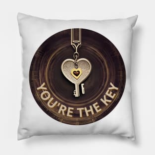 you're the key Pillow
