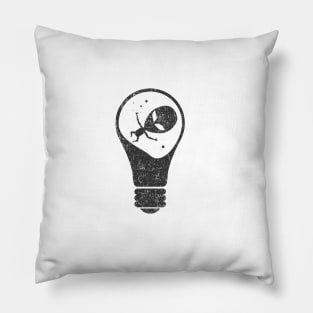 Light Bulb - Alien Pillow