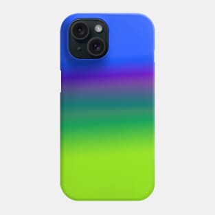 blue yellow pink colorful rainbow abstract design Phone Case
