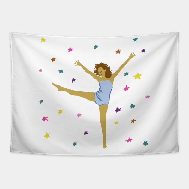 Dancing Under the Stars Tapestry by Manitarka