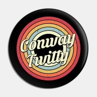 Conway Proud Name Retro Rainbow Tribute Pin