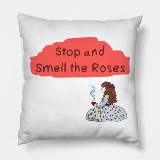 Stop and Smell the Roses Pillow