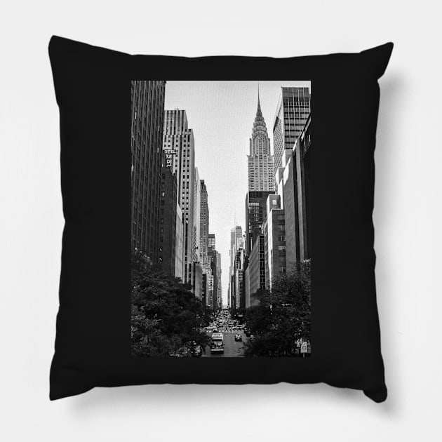 42nd St View Pillow by andykazie