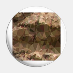 Copper Brown Abstract Low Polygon Background Pin