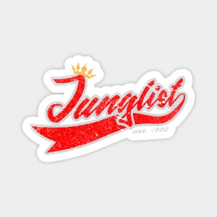 Team Junglist Crown Red Magnet