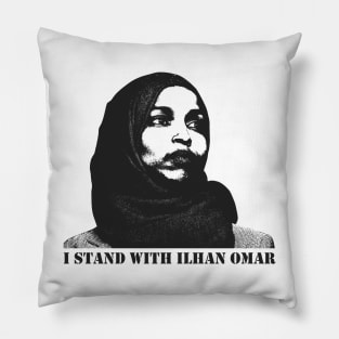 stand with ilhan omar Pillow