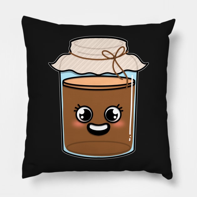 Kombucha Cute Homemade kombucha Pillow by SusanaDesigns