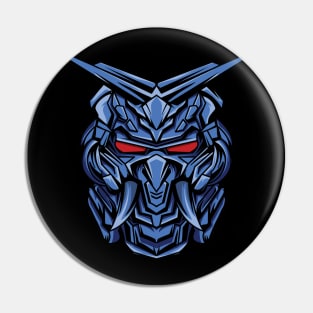 Mecha Gundam Blue Pin