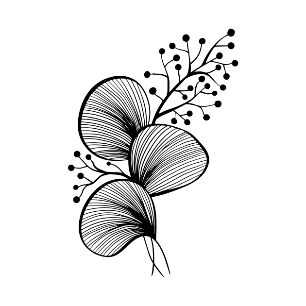 Floral Line Art by Koova Kollective