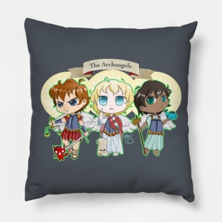 Chibi Archangels Pillow