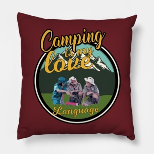 camp fire Pillow