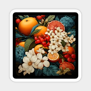 Tropical Orange Garden Magnet