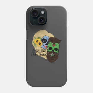 True love is eternal skulls Phone Case