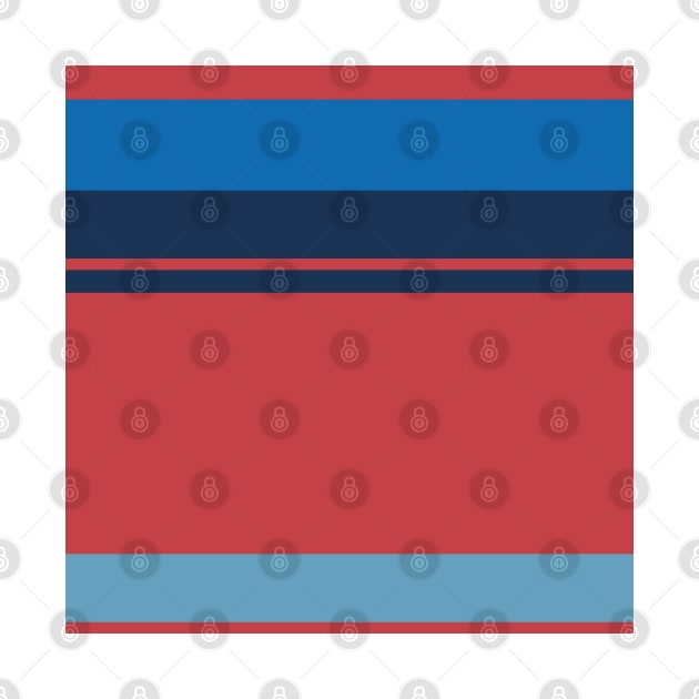 A soft merger of Dark Blue Grey, Reddish, Nice Blue and Cerulean Frost stripes. by Sociable Stripes