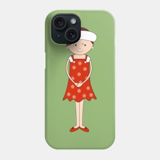 Christmas Winter Girl Digital Art | Christmas Special | illusima Phone Case