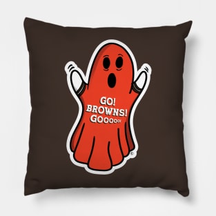 Ghost Cleveland Browns Pillow