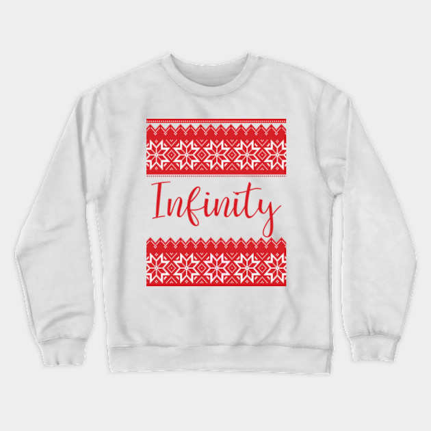 Infinity Knitted Infinity Symbol Crewneck Sweatshirt Teepublic