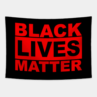 Black Lives Matter Logo (Red) Tapestry