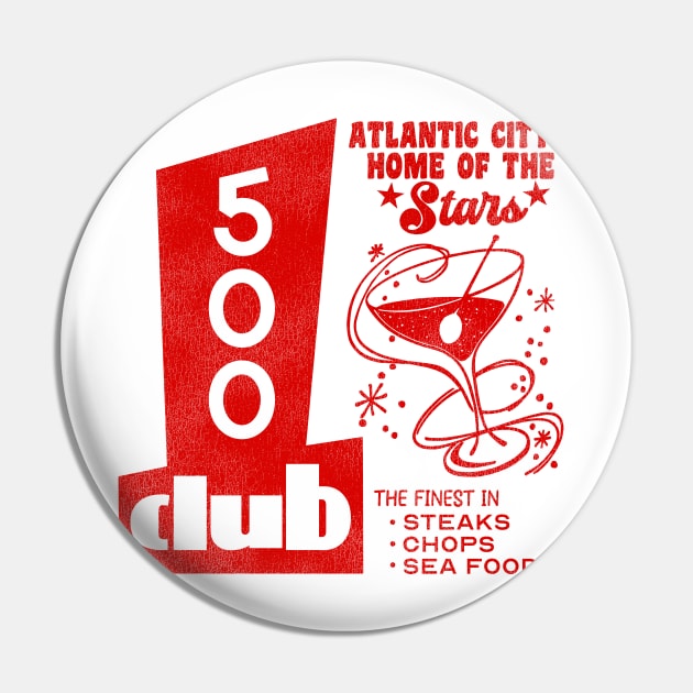 Defunct The 500 Club Atlantic City, NJ Pin by darklordpug