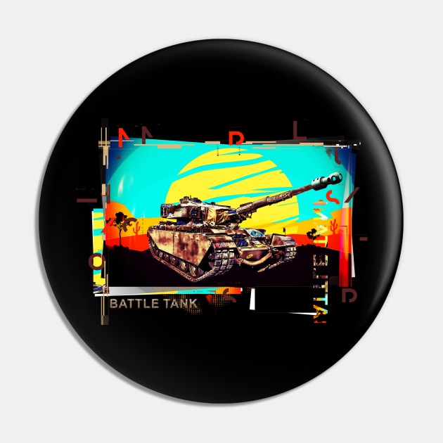 Battle Tank Pin by remixer2020